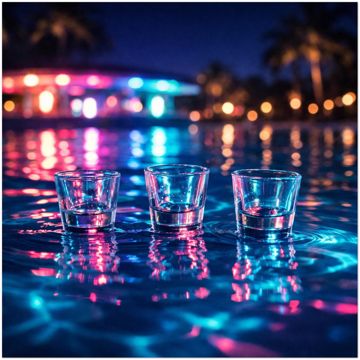 Swim up Bar - Fine Art Poster