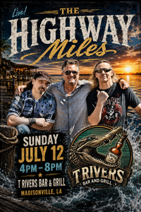 The Highway Miles live at T Rivers - Funday Sunday on the water