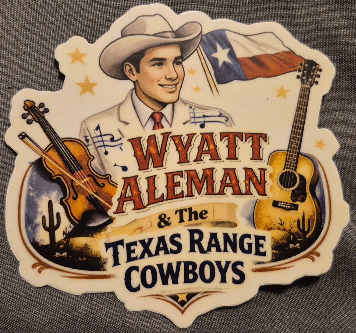 Wyatt Aleman & Texas Range Cowboys Stickers!