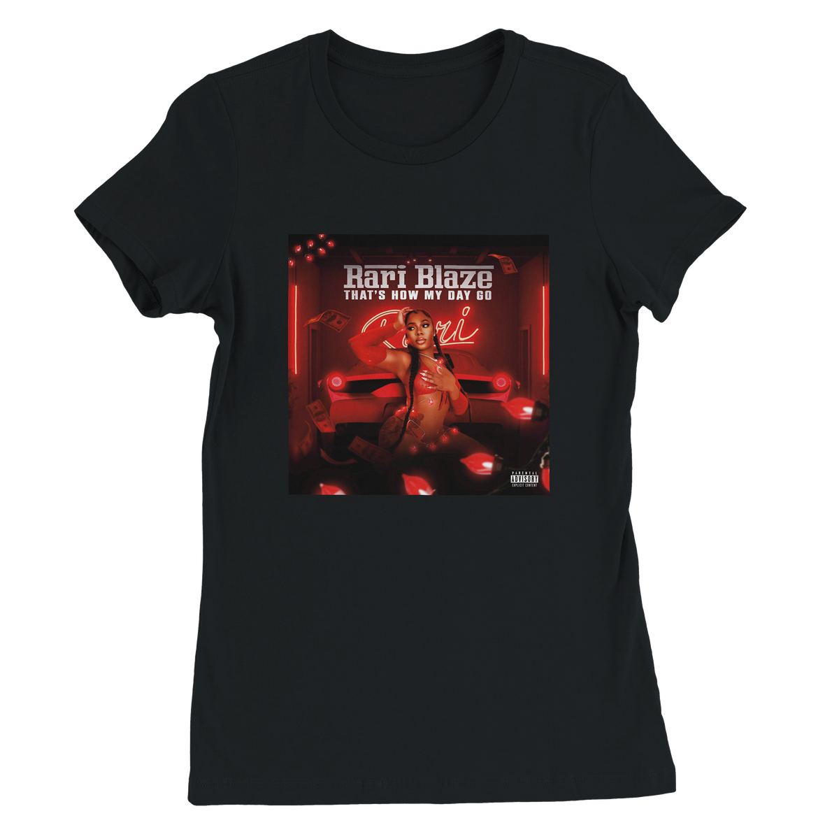 HOW MY DAY GO - Women’s Cut T-Shirt