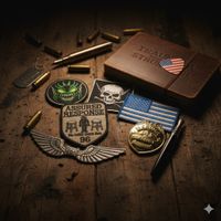 Badges and Patches by Trauma Strummer