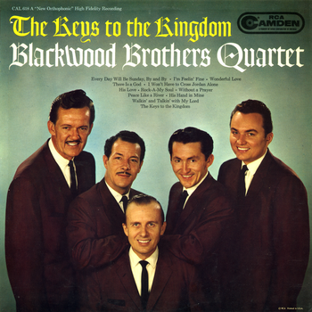 1962  - The Key's to the Kingdom album cover. Featuring well known quartet members JD Sumner, Wally Varner, James Blackwood, Bill Shaw and Cecil Blackwood.
*Special thanks to SGHistory.com for photo
