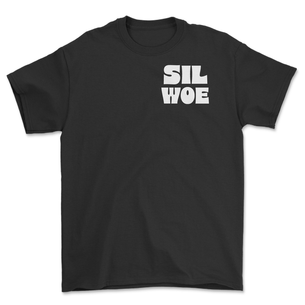 LIMITED RUN - BLACK SILWOE STACKED T-SHIRT
