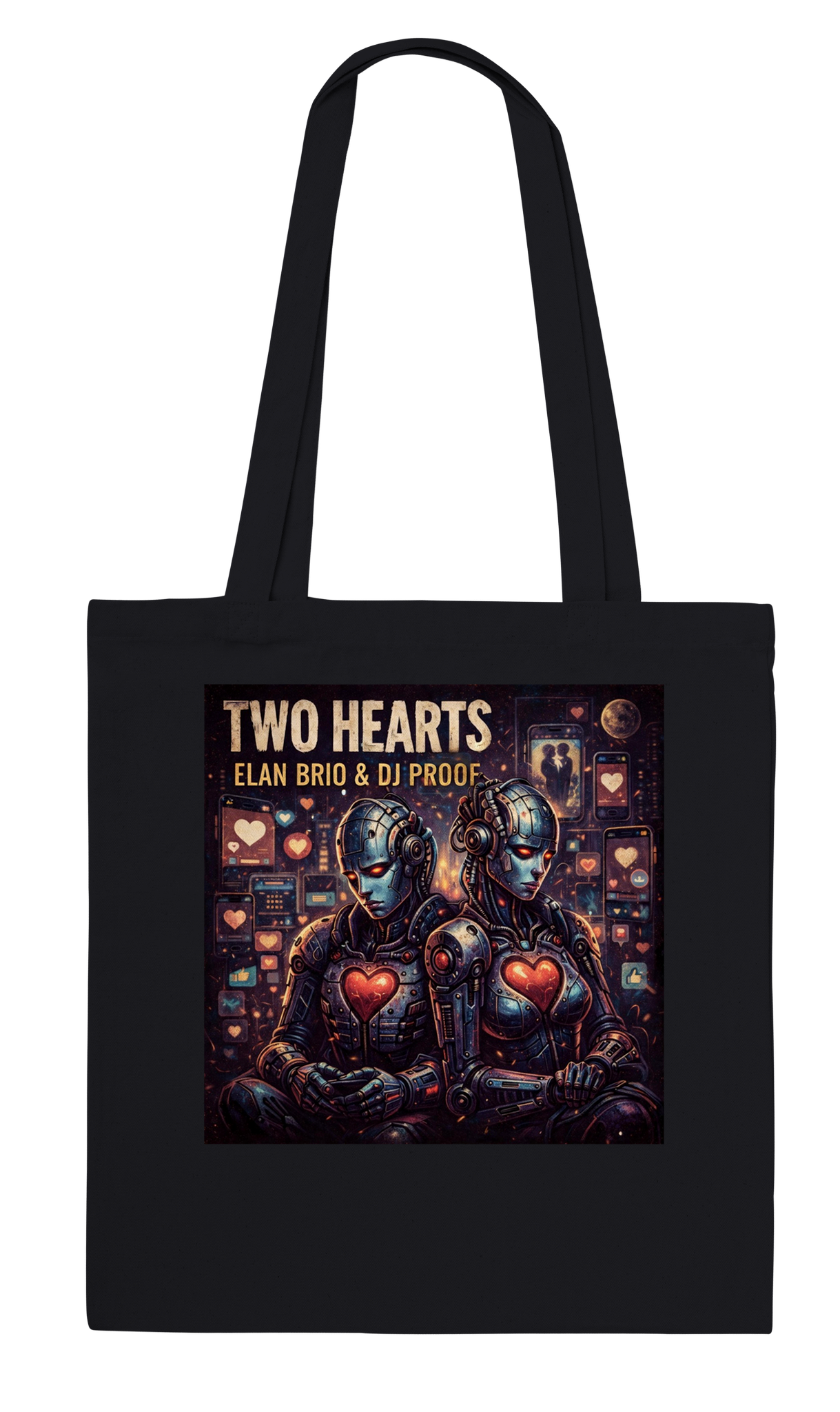 Two Hearts - Tote bag
