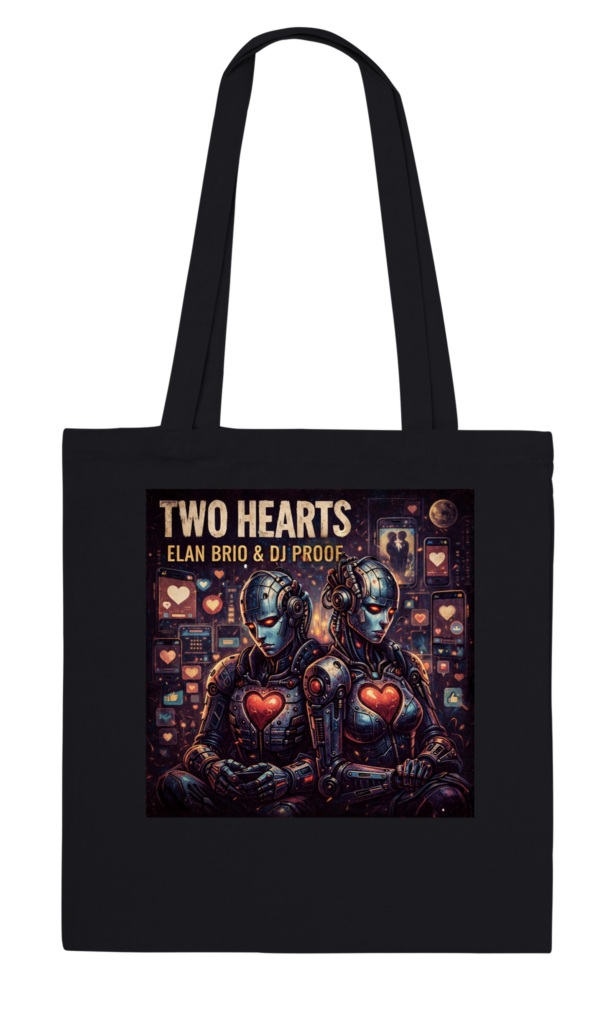 Two Hearts - Tote bag