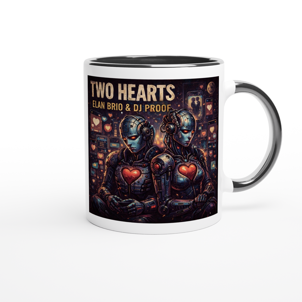 Two Hearts - Ceramic Mug