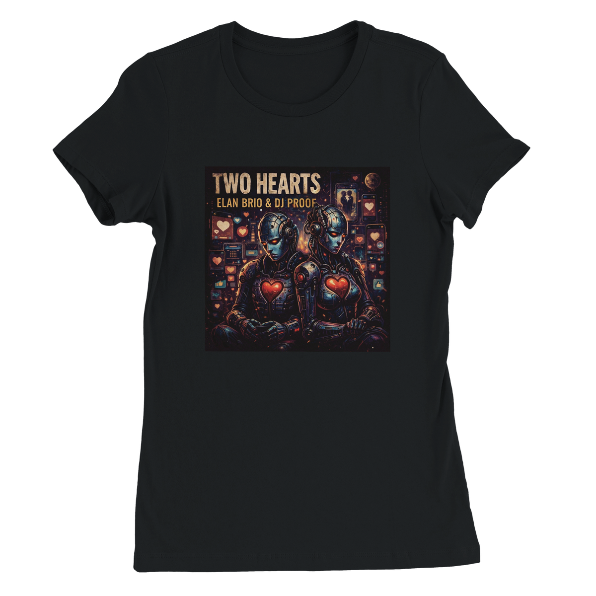 Two Hearts - Women’s Cut T-Shirt