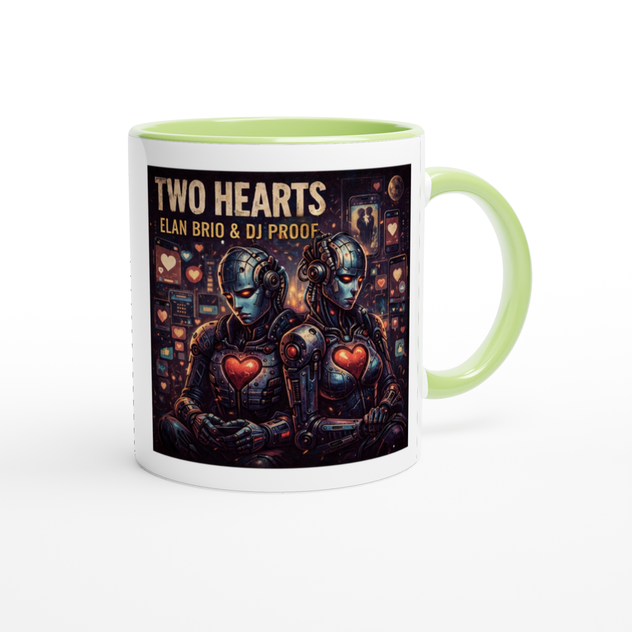 Two Hearts - Ceramic Mug