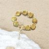 Golden shell bracelets 