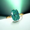 Adjustable Paraiba Gold ring