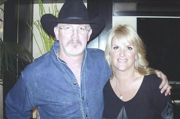 Vegas with the beautiful Trisha Yearwood.
