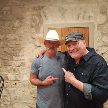 Colin Raye and myself after a song swap with Lee Roy Parnell.
