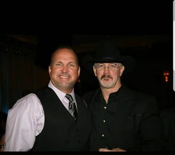 In Nashville, with the one and only Garth Brooks.
