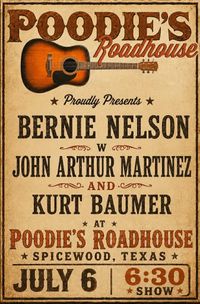 Poodie's  Roadhouse Proudly Presents