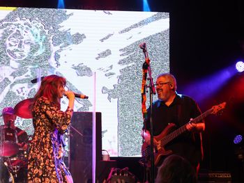 Dale Storer and Janis on Stage
