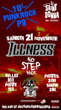 Illness avec invités No Step Back et Banjax Brigade