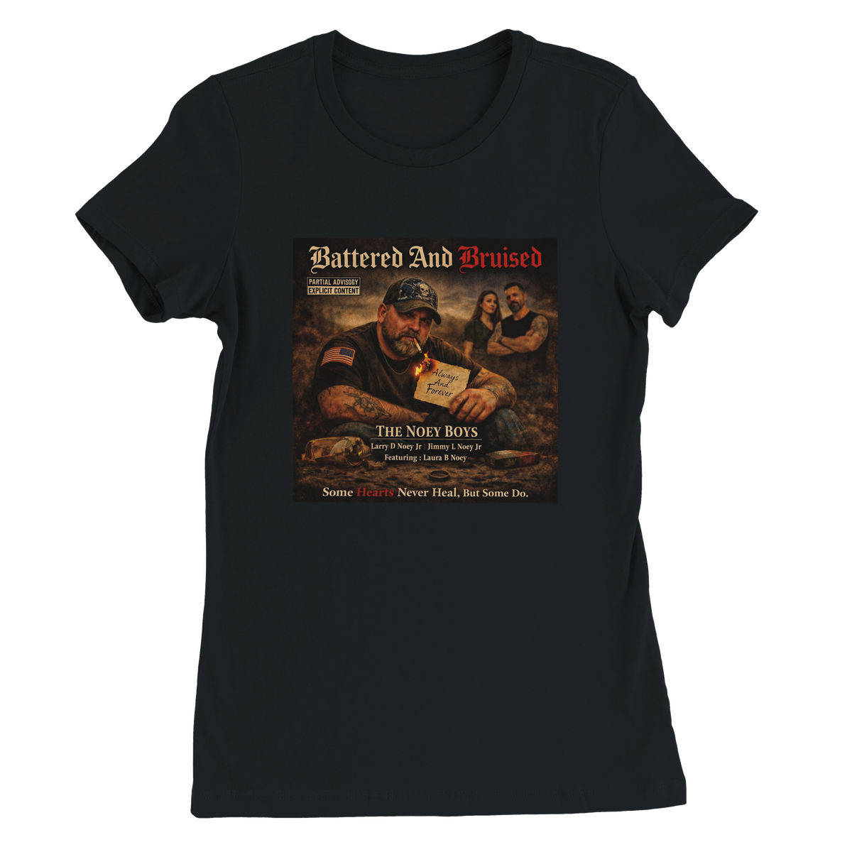 Battered And Bruised - Women’s Cut T-Shirt