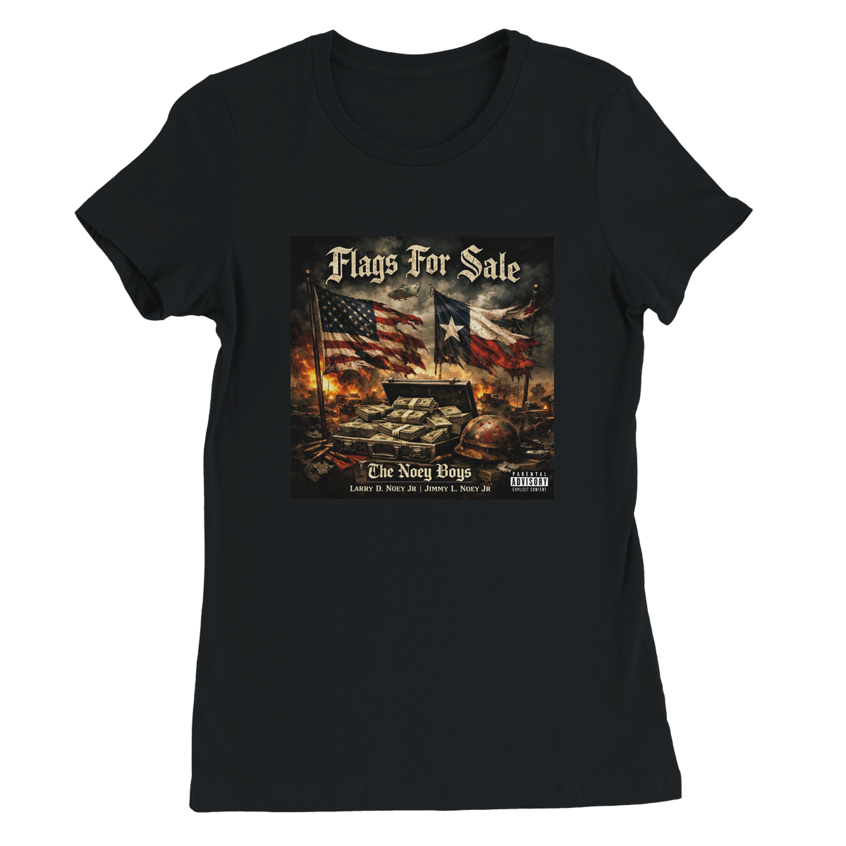 Flags For Sale (feat. Laura B Noey) - Women’s Cut T-Shirt