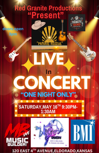 "PRAIRIE RESCUE" ----live in concert---  "THE BLUE GOOSE TAVERN "