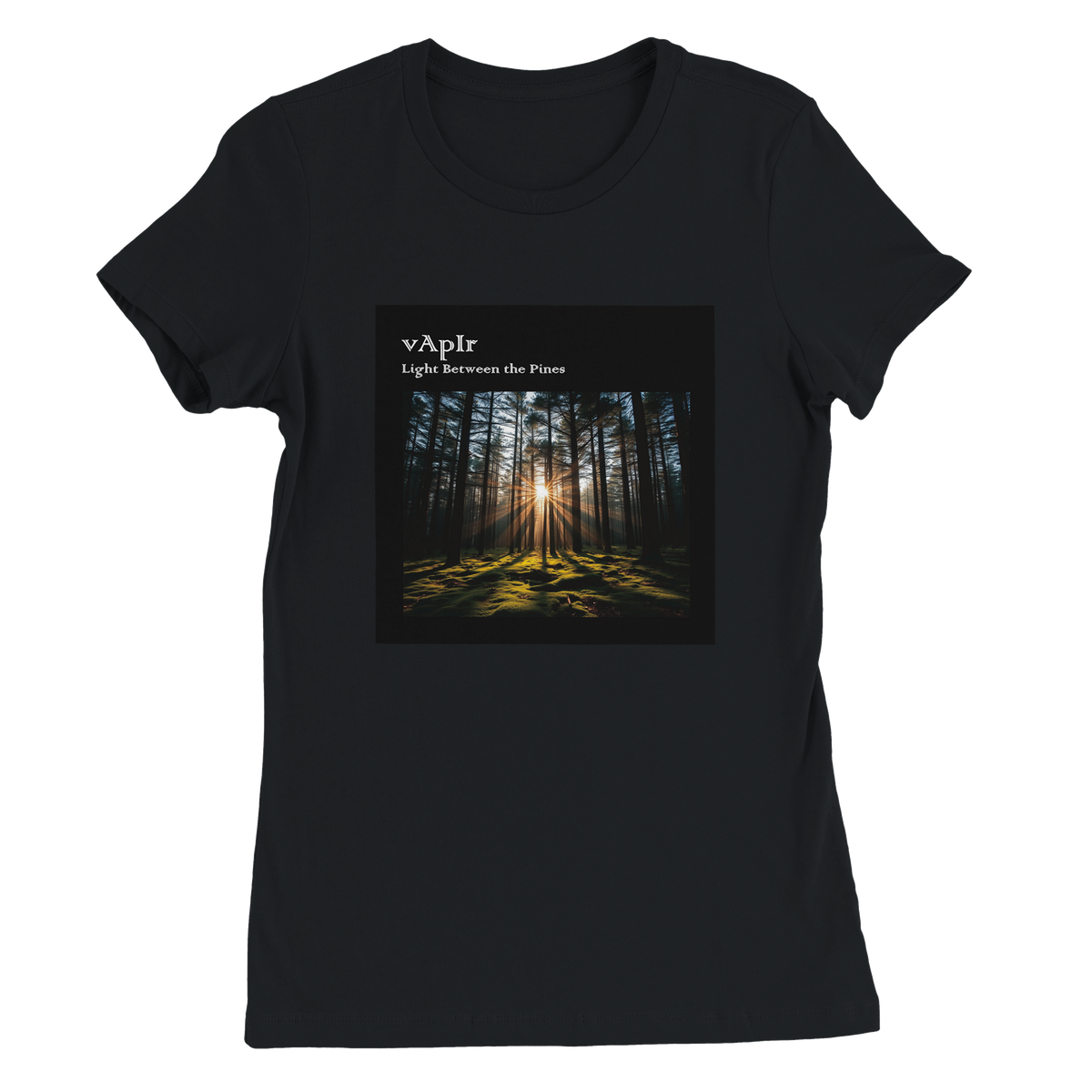 Light Between the Pines - Women’s Cut T-Shirt