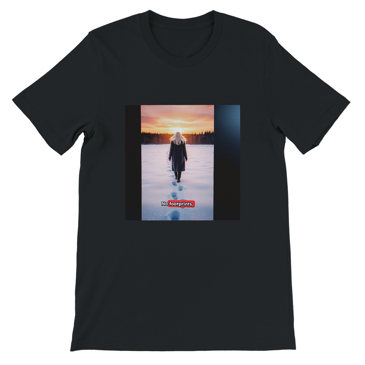 NO Footprints - Unisex T-Shirt
