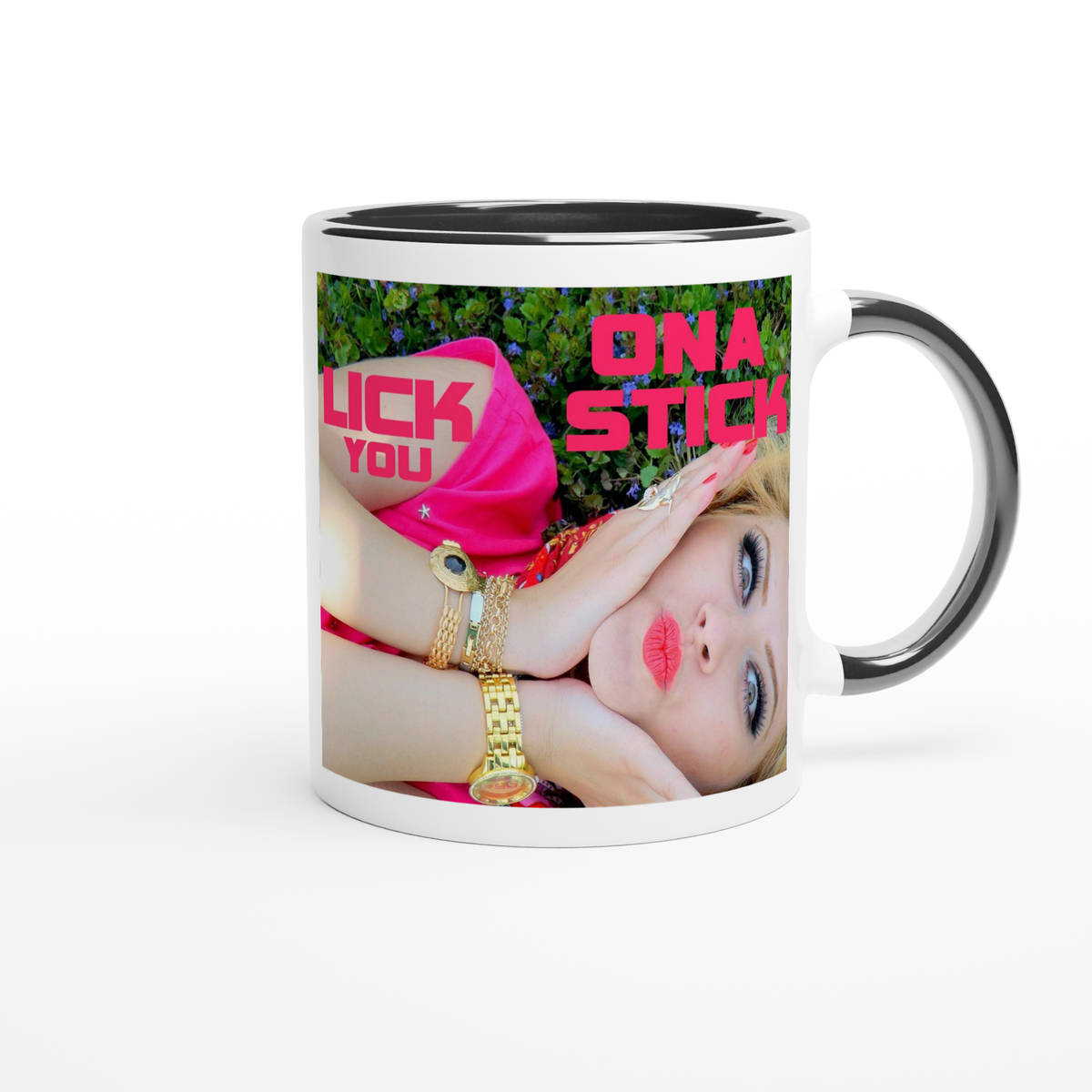 LICK YOU ON A STICK - Ceramic Mug