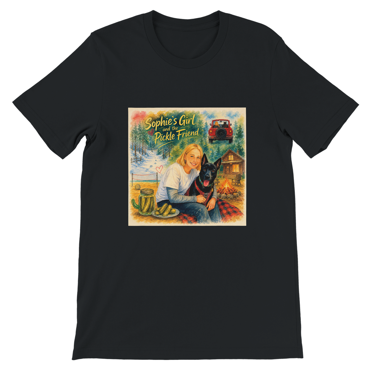 Sophie's Girl and the Pickle Friend - Unisex T-Shirt