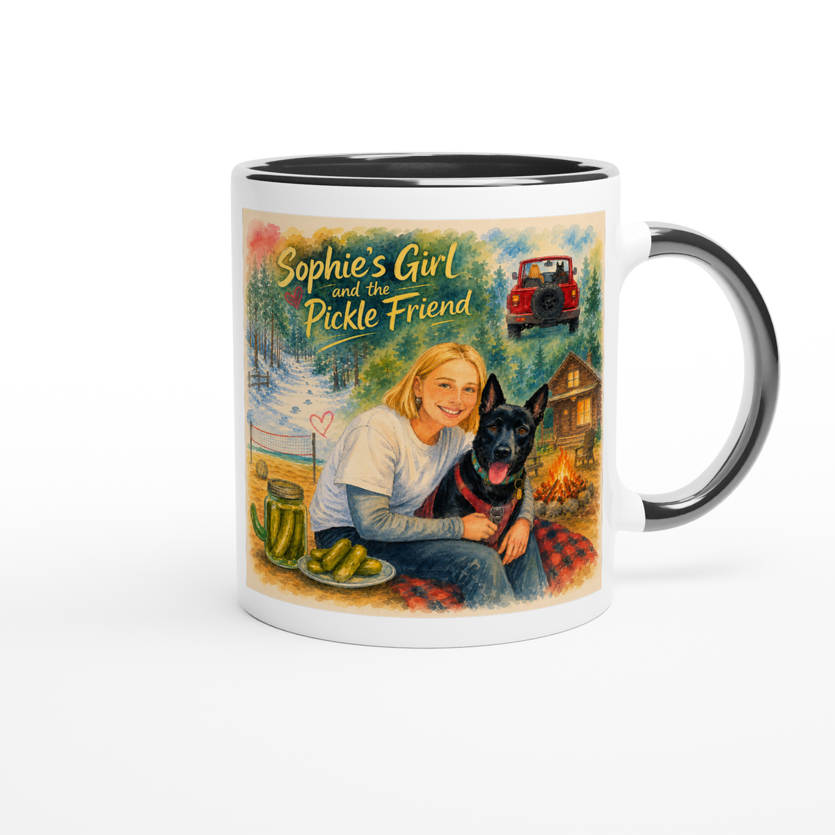 Sophie's Girl and the Pickle Friend - Ceramic Mug