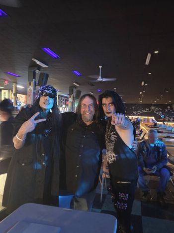 Adam with Pretty Boy Floyd frontman Steve Summers and guitarist Jake Curtis Allard, 2025
