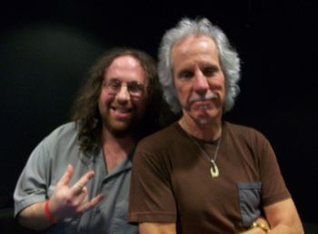 Adam with The Doors drummer John Densmore, 2013
