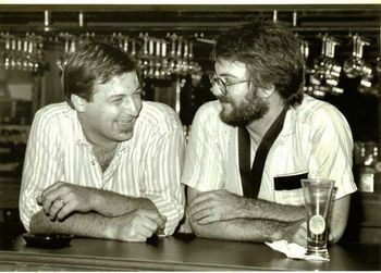 with Bill Averbach in Quetzaltenango, Guatemala
photo by Larry Murphy
