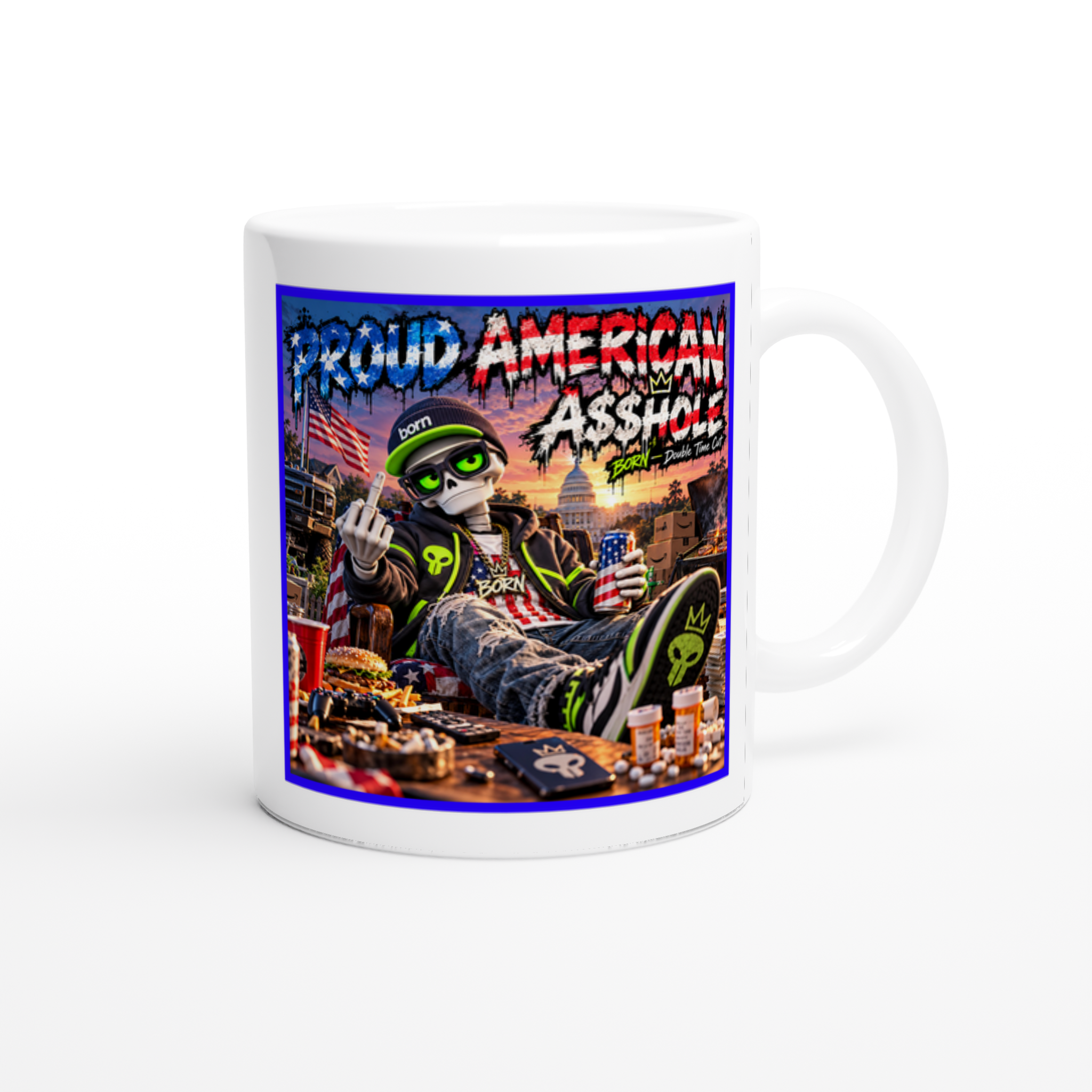 Proud American A$$hole - Ceramic Mug