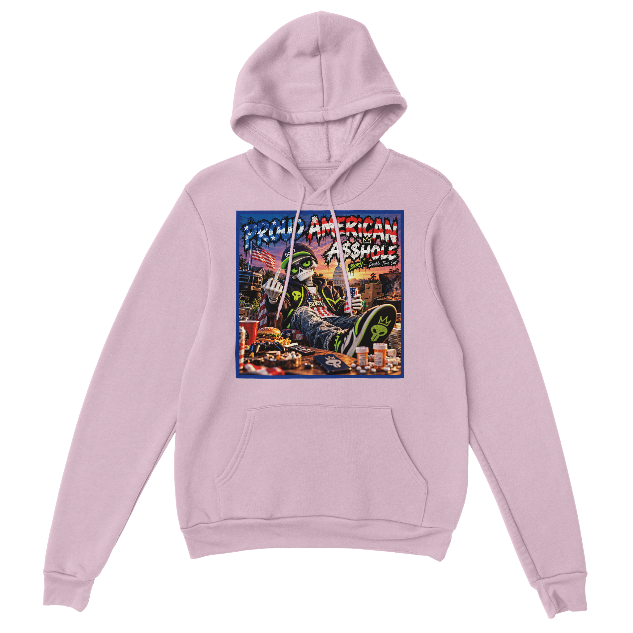 Proud American A$$hole - Classic Unisex Pullover Hoodie