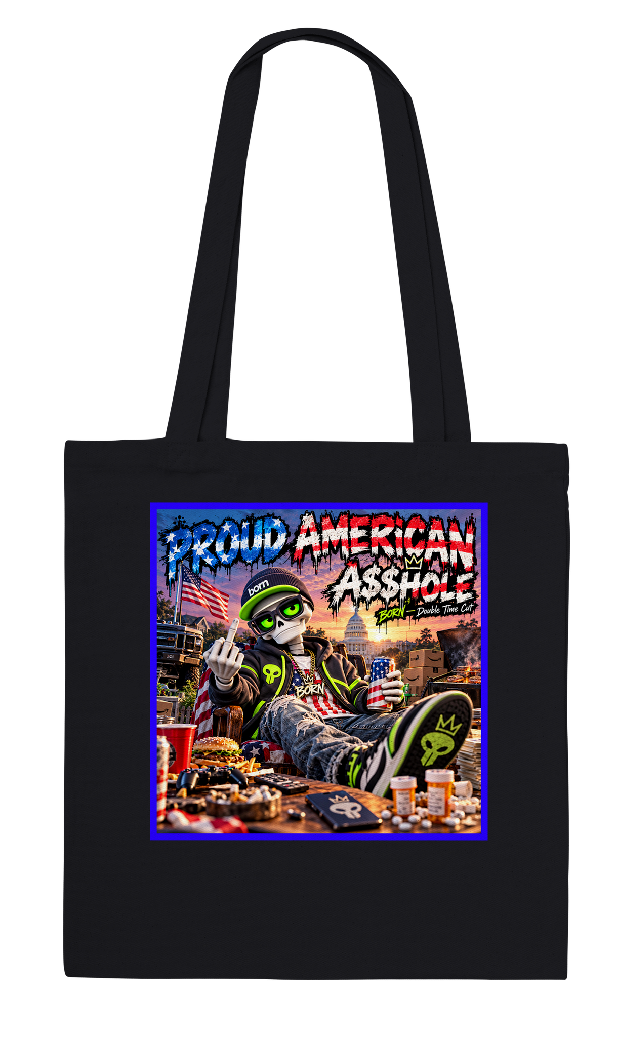 Proud American A$$hole - Tote bag