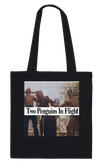 Two Penguins in Flight - Tote bag