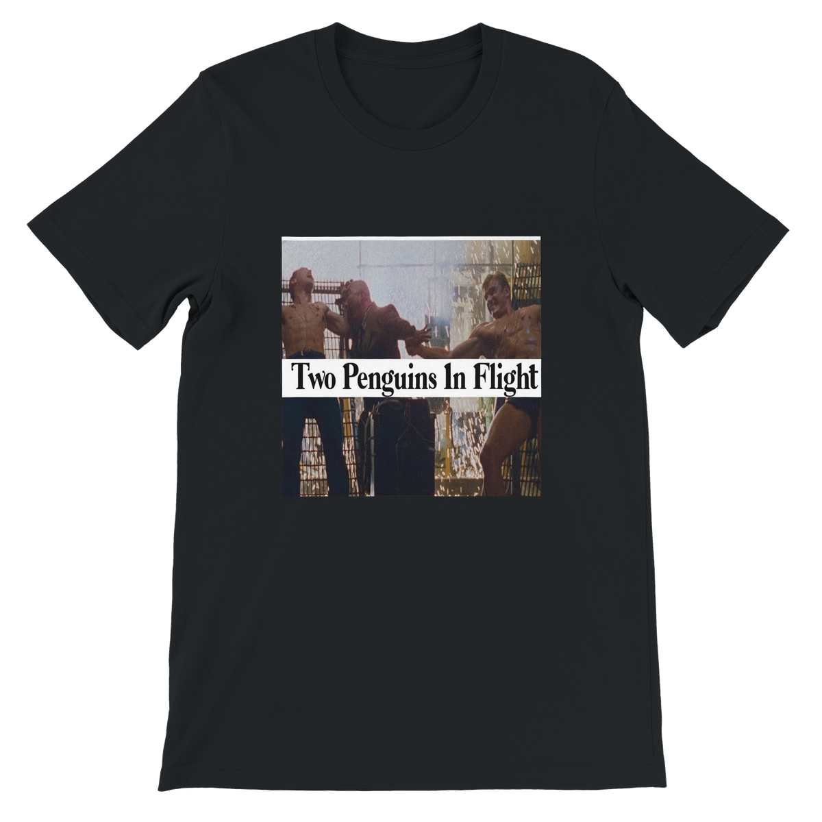 Two Penguins in Flight - Unisex T-Shirt