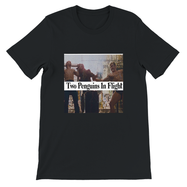 Two Penguins in Flight - Unisex T-Shirt