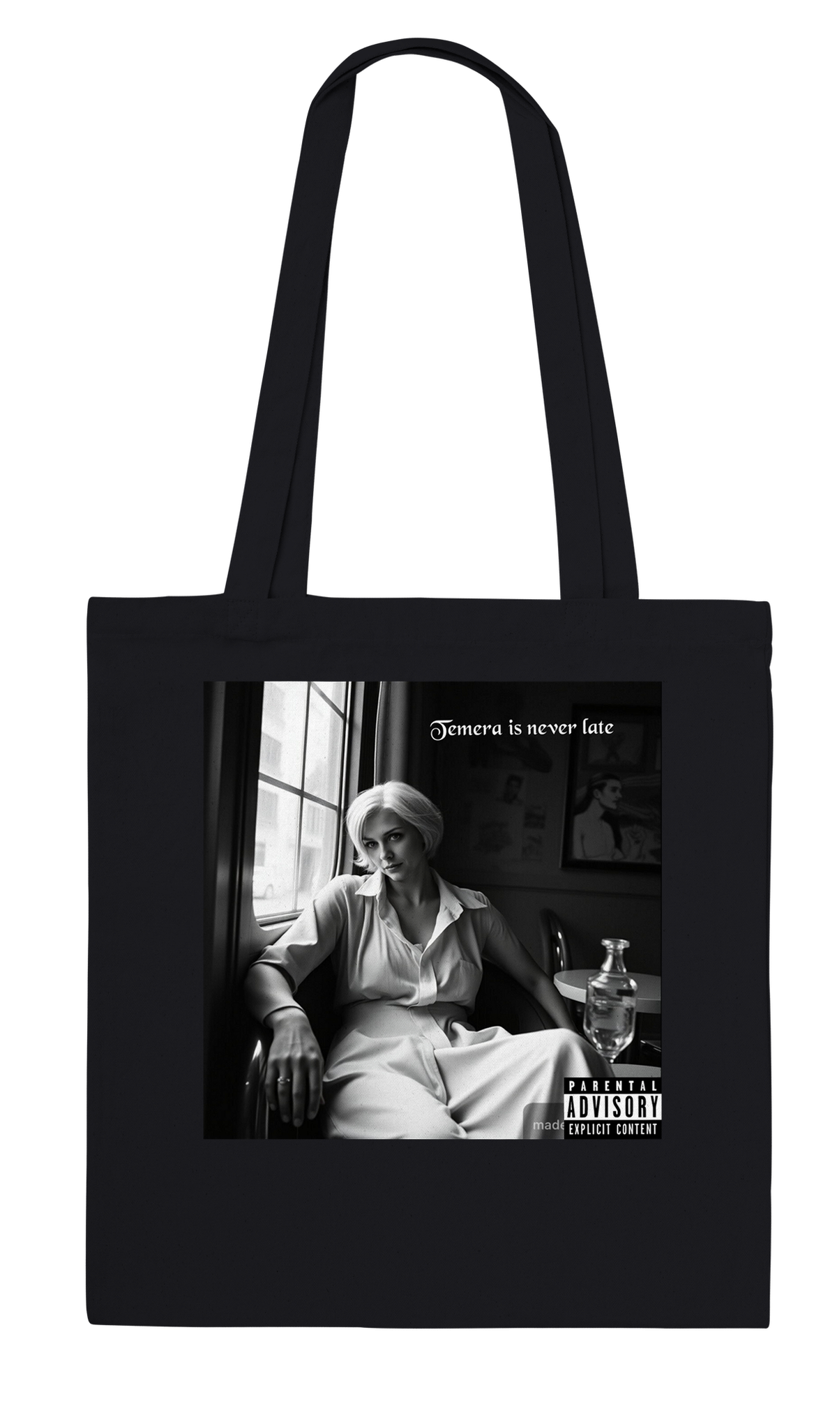 Temera Is Never Late - Tote bag