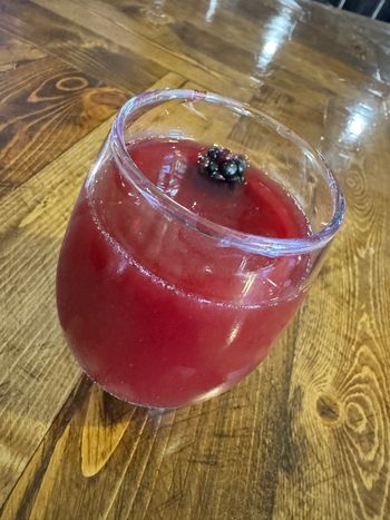 Blueberry Wine Slush
