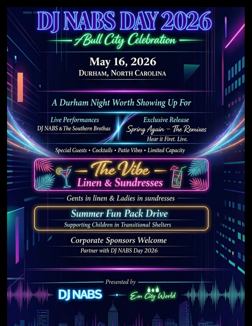 DJ NABS Day 2026 Flyer with event information 