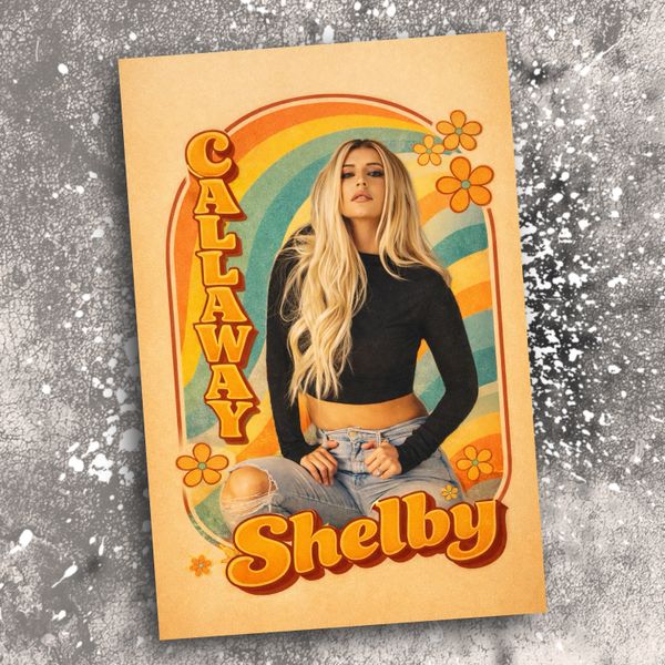 Signed 11x17 Retro Poster 