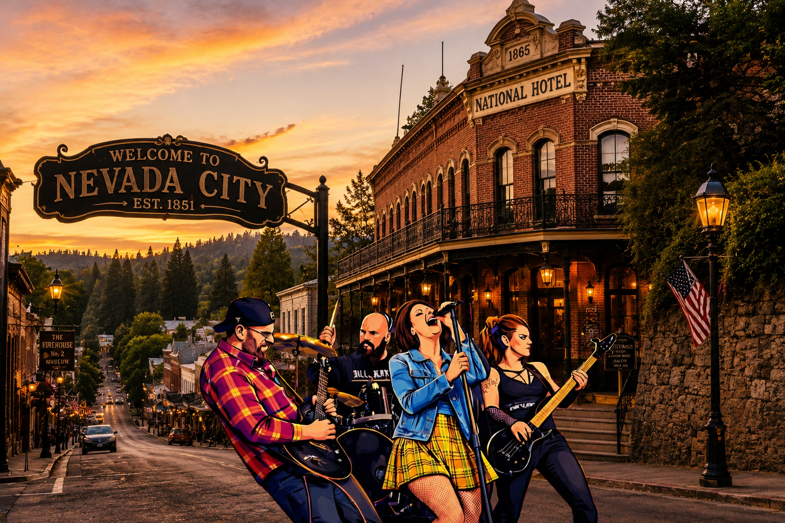 As If! Grass Valley Nevada City 90s Band