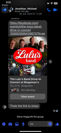 Lulus Band In Tavistock, Ontario