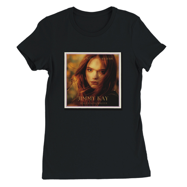 The girl with Auburn hair - Women’s Cut T-Shirt