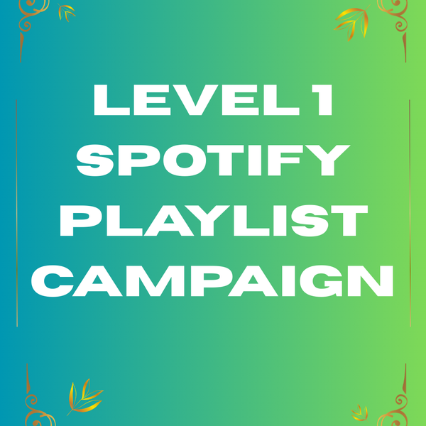 Level 1 Spotify Campaign average resalts 2k-6k Organic Streams 