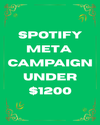 Spotify Meta Promotion UNDER $1200 