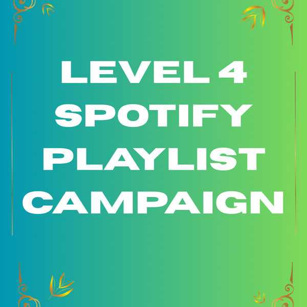 Level 4 Spotify campaign average results: 65k-100k organic streams
