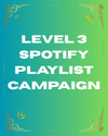 Level 3 Spotify campaign average results: 30k-50k organic streams 