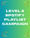 Level 2 Spotify campaign average results:10k-22k organic streams 