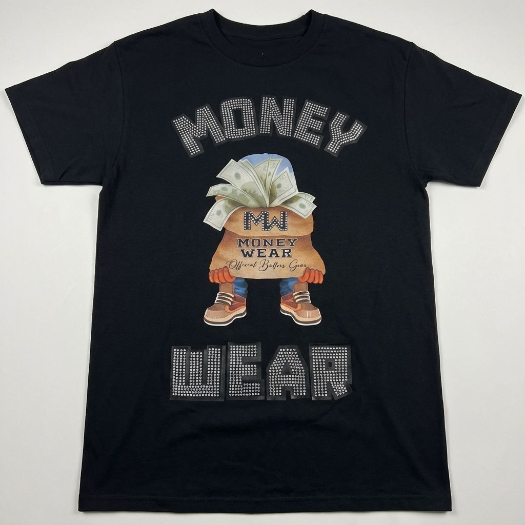 Black - Money Wear T Shirt